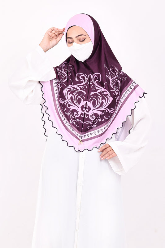 Malaysian Makhna (Maroon with Pink border)