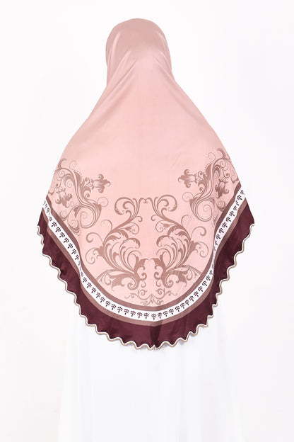 Malaysian Makhna (Pink with Maroon border)