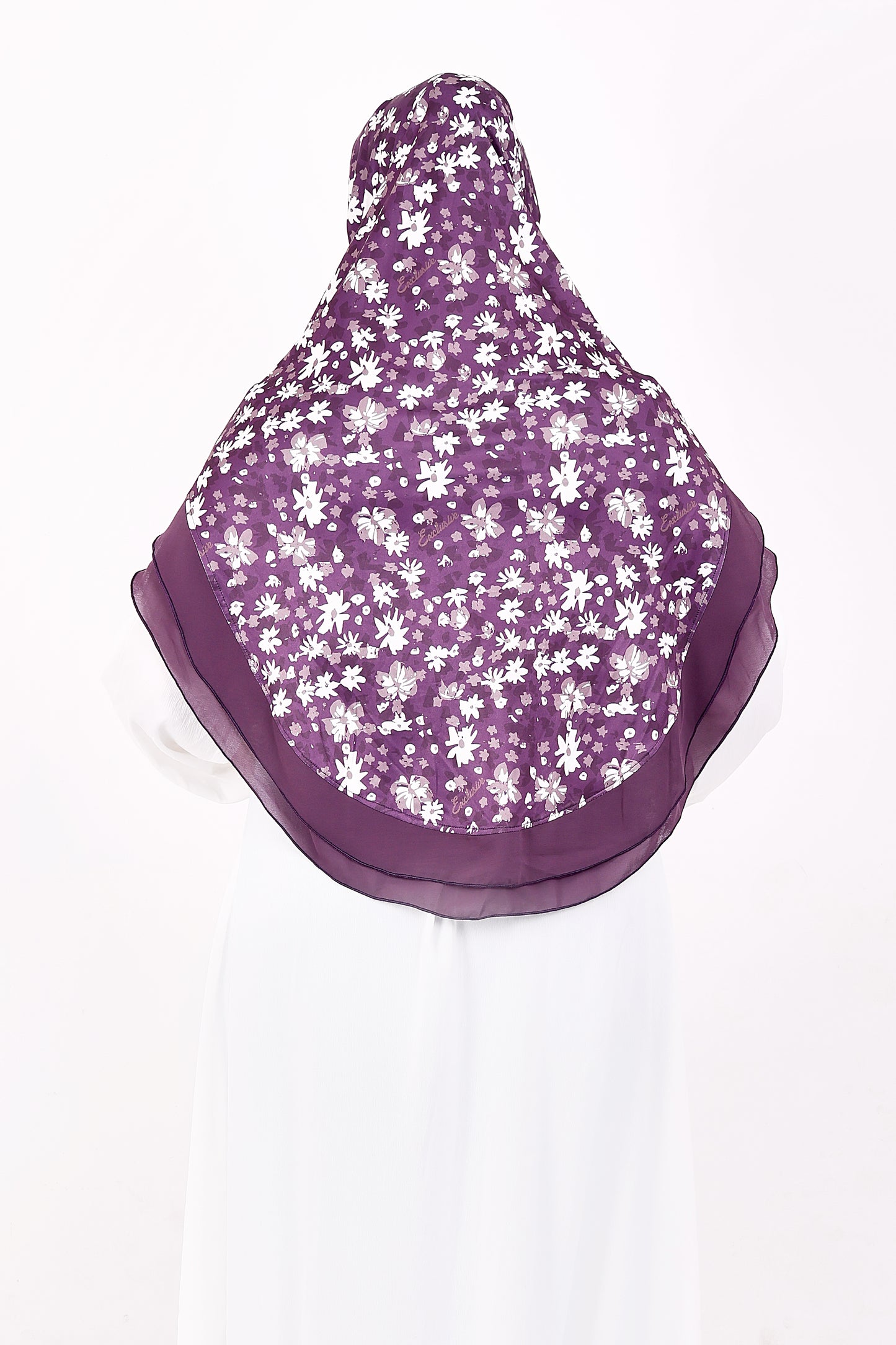 Malaysian Makhna (Purple Floral - Purple Border)